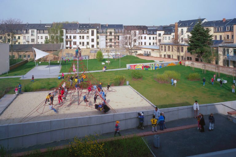 Galvano, Freizeitfläche mit Sportanlagen, Dresden heizhaus