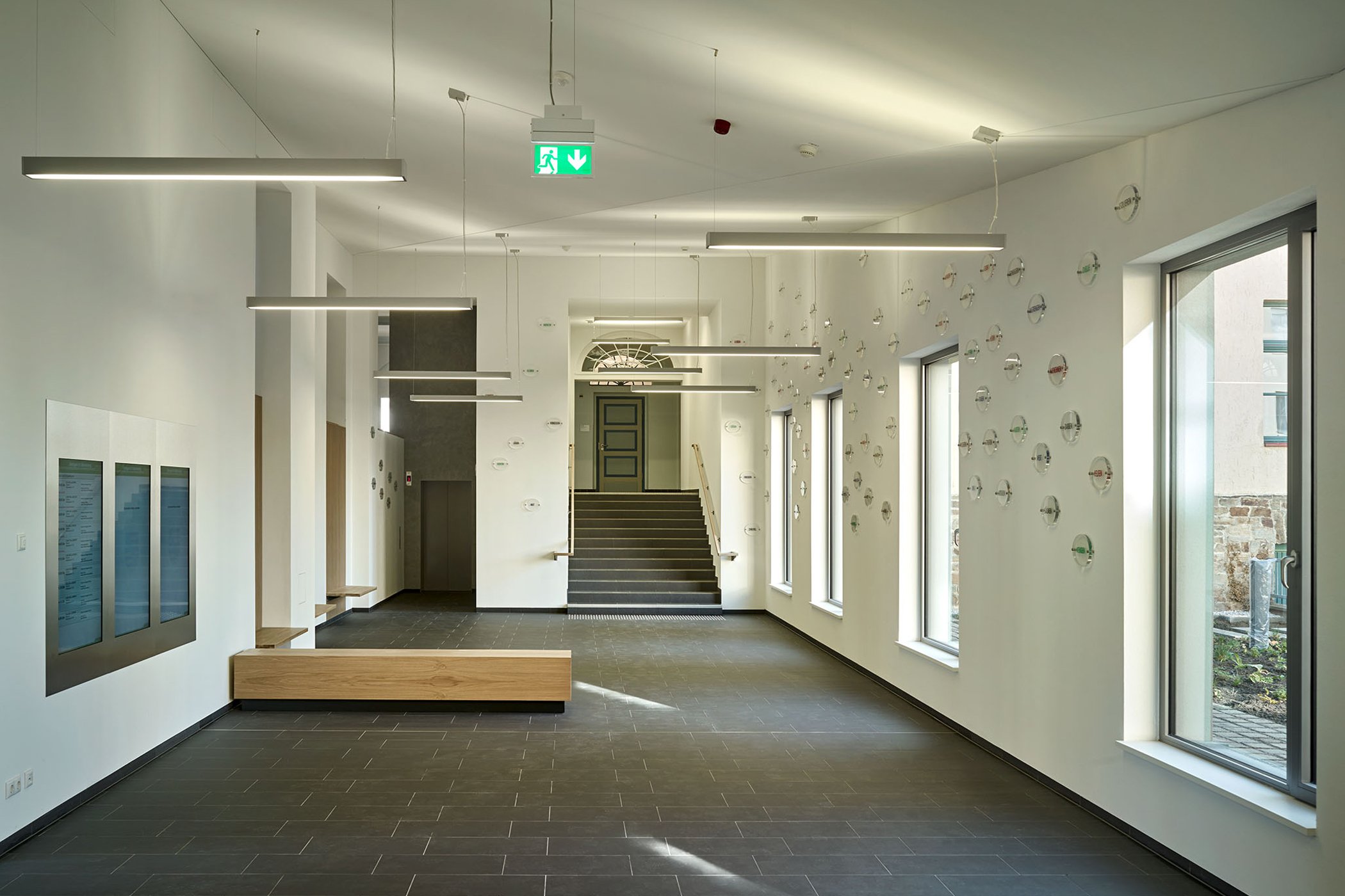 Amtsgericht, Marienberg heizhaus Neues Foyer Kunst am Bau Frank Maibier