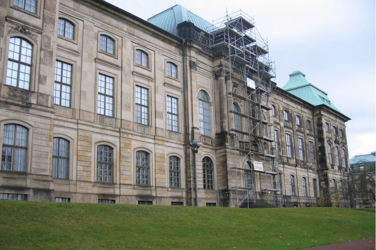 Japanisches Palais, Dresden heizhaus Außenansicht