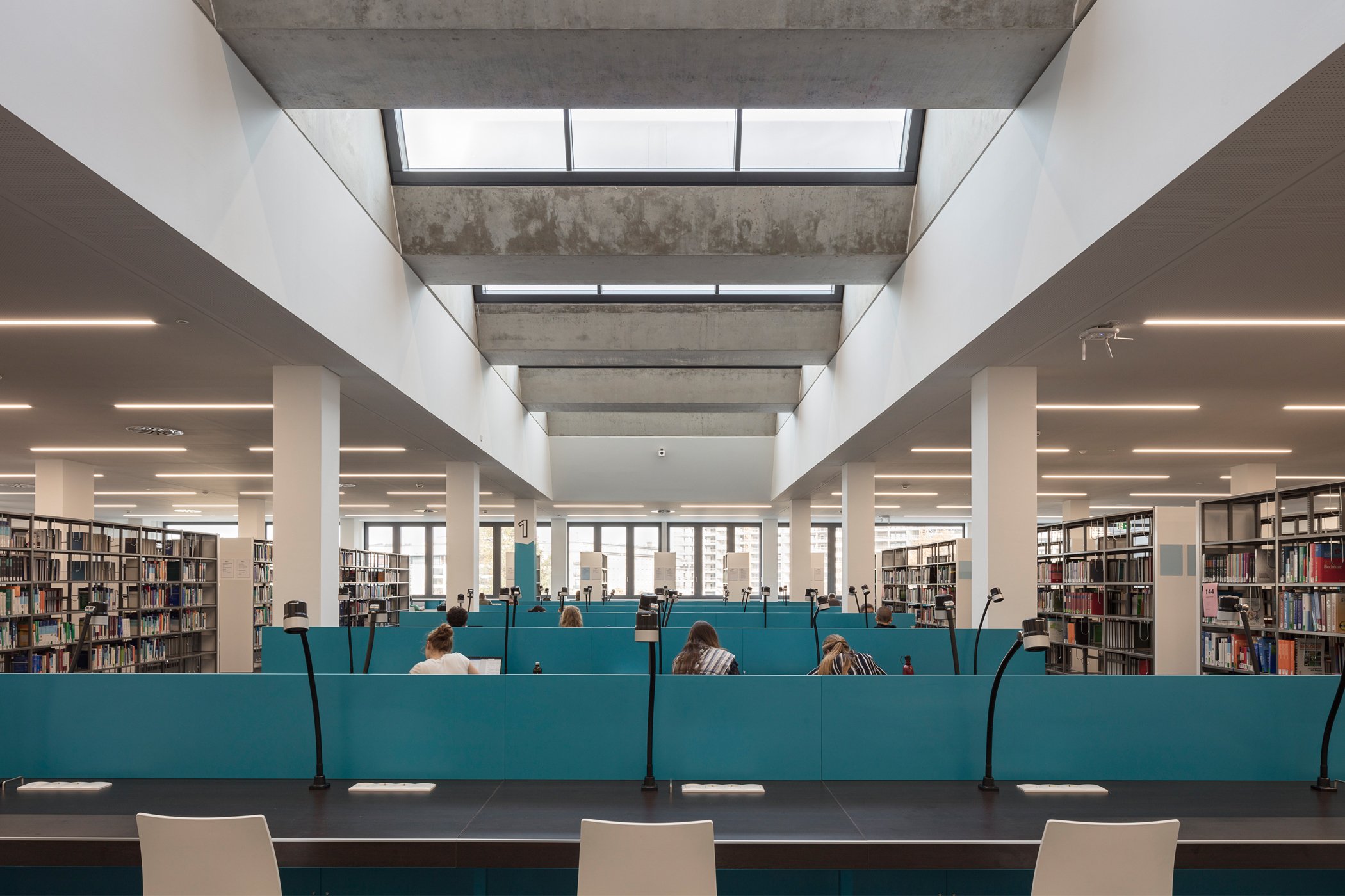 Hochschulgebäude LKBM, Leipzig heizhaus Lesesaal Bibliothek